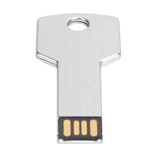 Key Shape USB Flash Drive USB Minne Disk USB Flash Drive for datamaskin Bruk Silver32GB