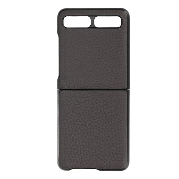 Läderfodral för Samsung Galaxy Z Flip, skyddande skal, anti-scratch, grå, typ 1