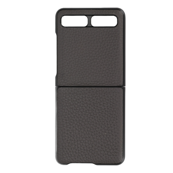 Lædertelefonetui Beskyttende Cover til Samsung Galaxy Z Flip Anti Scratch Cover ShellGrå Type 1