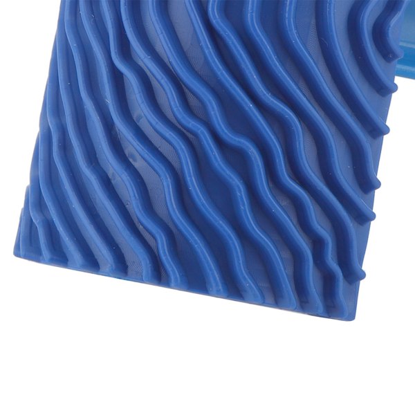 Blå gummi trekorneffekt malerull med håndtak DIY veggdekorasjonsverktøy