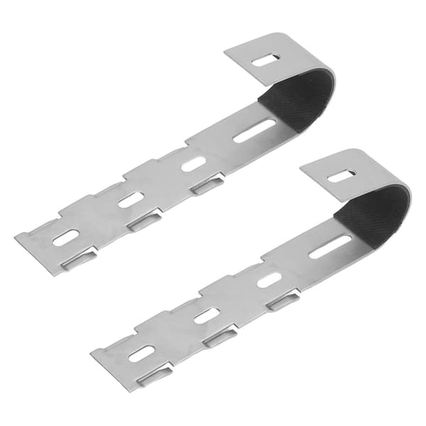 2PCS Solpanelmodulhållare Balkong Rostfritt Stål Solpanel Monteringskrokar