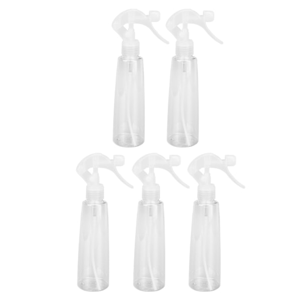 5 st sprayflaskor 200 ml stor sprayvolym transparenta små sprayflaskor för hem utomhus kontor resor