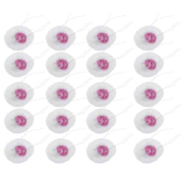 20 stk parafinlampe-mantler Gass Campinglys Mesh Stoff Lampeskjerm Dobbelthode