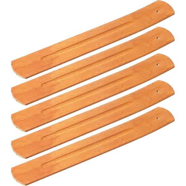 Rökelsebrännare Askfångare, 5-delars Set, 23 cm Lång (Gulbrun)