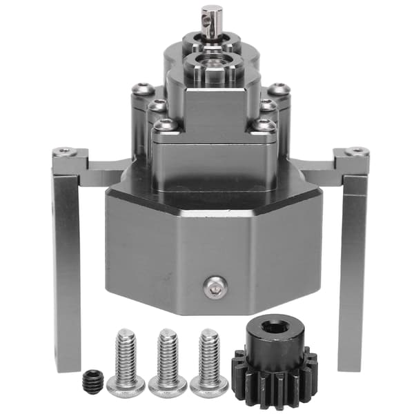 313 mm akselavstand metallchassisramme frontgirkasse passer til 1/10 RC Crawler bildeler titan