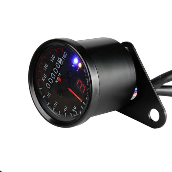 DC12V Universal Motorcykel ATV LED Baggrundslys Odometer Speedometer Miles Meter Måler