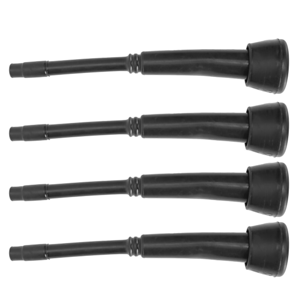 4PCS 00U Mjölkmaskinsfoder Svarta Gumminappkoppsfoder Tillbehör för Getmjölkare