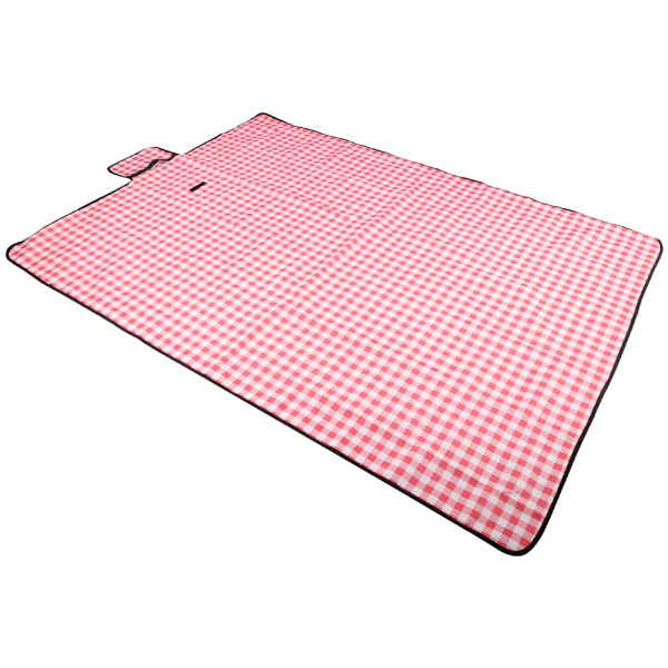 Utomhus bärbar maskintvättbar Oxford tyg picknickdyna Fuktsäker Thicken Beach Ground Matred vit
