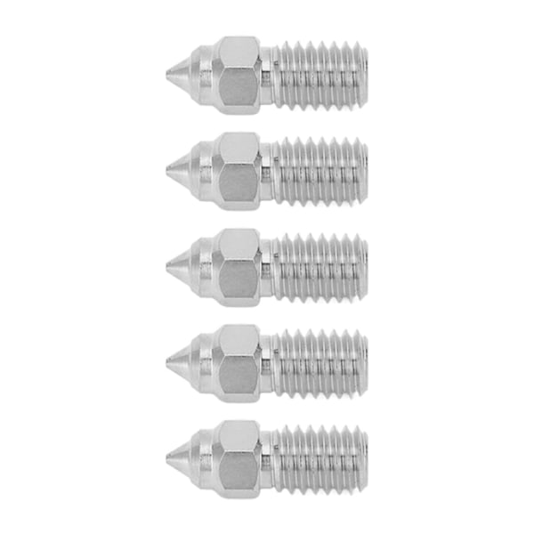 5 stk. 3D-printer dyse 1,75 mm M6 højhastigheds Hotend dyse til Creality Ender 5 S1 0,8 mm