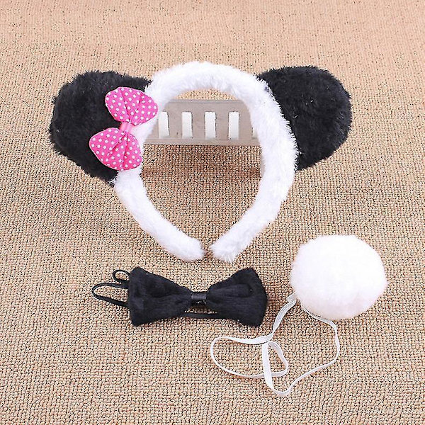 Halloween djurdräkt set - djurdräkt accessoarer panda 1