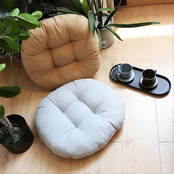Runda Stolsdynor 40x40CM Bekväma Trädgård Kök Uteplats Soffa Sittdynor Matplats