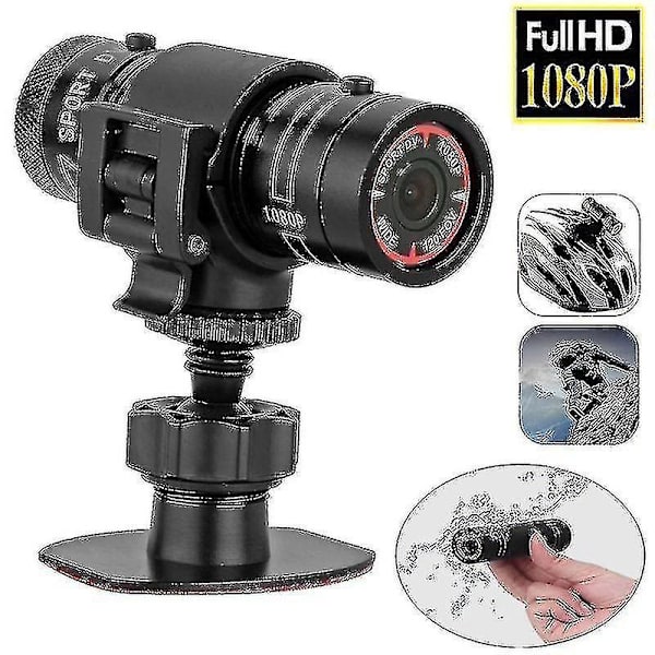 Ycle Sportkamera 1080P HD Mini DV Videokamera för Mountainbike Cykling