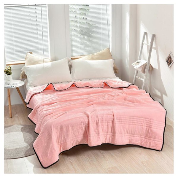 Ultra Kølende Tæppe til Dobbeltsenge & Enkeltsenge - Ultra Bløde & Vaskbare Tæpper Pink 180X220