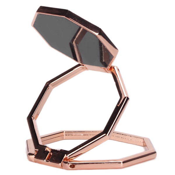 Telefonringhållare roterbar hopfällbar magnetisk speciell form finger kickstand stativRose Gold