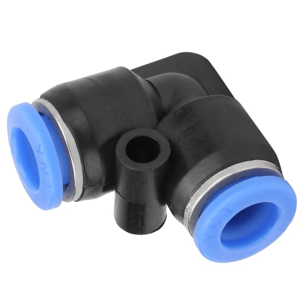 10 st Plast Equal Armbow Quick Connect Pneumatisk luftslang Tube Push Fitting PV-8 (8mm)