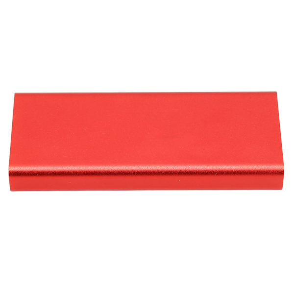 MSATA til USB 3.0 SSD-kabinetadapter 6 Gbps slankt design God varmeafledning Rød SSD-kabinet Conveter-etui til pc