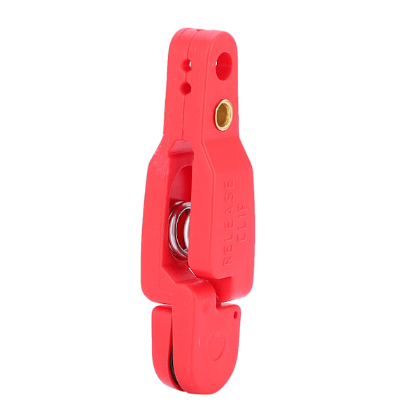 Snap Release Clip for Weight Planer Board Outrigger Downrigger Power Grip (rød)
