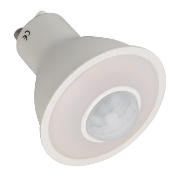 GU10 lyspære infrarød menneskelig induksjon erstatningslyspære for takkorridor veranda lampe varmt lys 3000K 5W 500LM AC 100‑240V