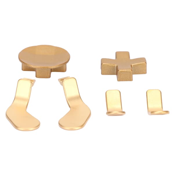 4 stk. avtrekkerpadler og 2 utskiftbare D-pads i rustfritt stål reservedeler til Xbox One Elite Series 2