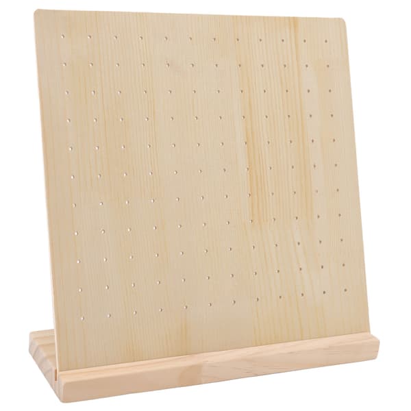Øreringe Stud Display Hulplade Stor Kapacitet Holdbart Træ Smykke Display Øreringe Display Board til Øreringe Smykker 66 Par