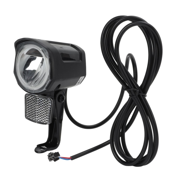 Elektrisk sykkellys foran DC12V til 72V LED-lys SM-plugg 2-piners holdbar ABS Ebike frontlykt for elektrisk sykkel