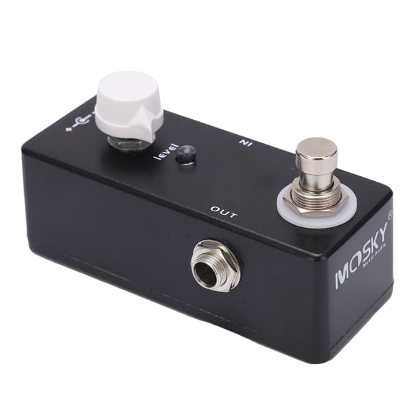 Gitarr Volym Effektpedal Ratt Kontroll Dämpare med True Bypass Stämtillbehör 20mA