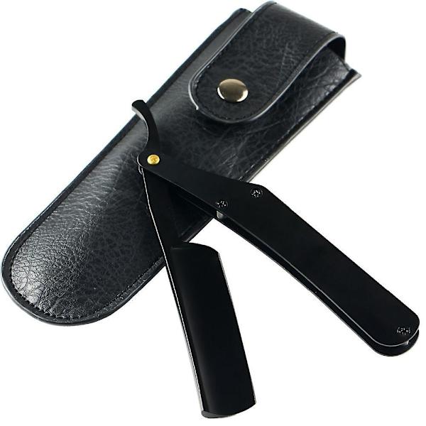 Rustfritt stål Profesjonell Barber Razor Kit - Klassisk matt finish - Salong Quality Hår- og skjeggbarbermaskin - Sammenleggbar design