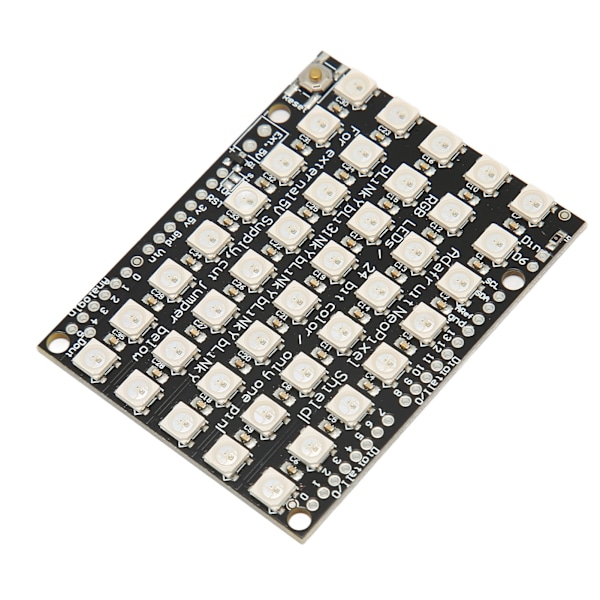 WS2812B 5050 RGB LED -integroitu ohjain 5x8 40 bittiä Täysi väri Valon kehityskortti hotellille