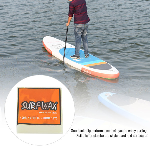 Laadukkaat liukumattomat Surf Wax Surfboard Skimboard Rullalautavahat (oranssi)