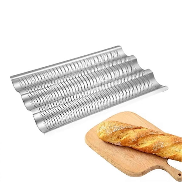 Franskbrödsform 3 Vågor Non-Stick Rostfritt Stål