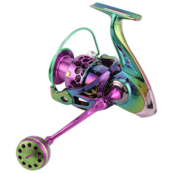 Antikorrosions Metal Spinning Reel 9+1BB Venstre Højre Udskiftelig Høj Hastighed Fiskehjul (5000)