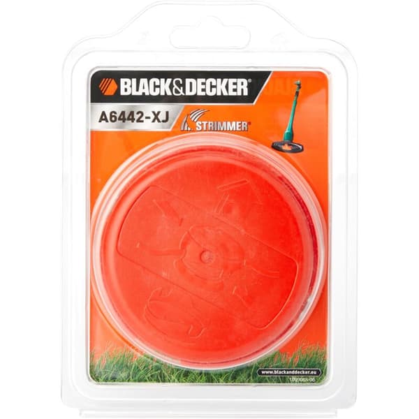 Black & Decker A6442 Spole og Trimmerhoved Dobbelt Trimmer 2 x 6m A6442-XJ Black