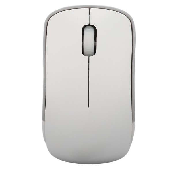 Trådløs 2,4 GHz minimus Lydløs Ergonomisk Komfortabel håndfølende bærbar mus til arbejde Hjem Hvid
