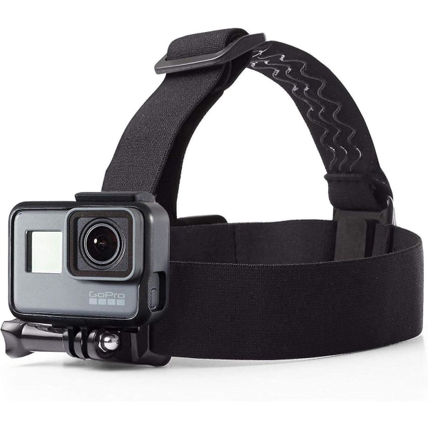 GoPro hovedbøjlebeslag, sort actionkamera tilbehør