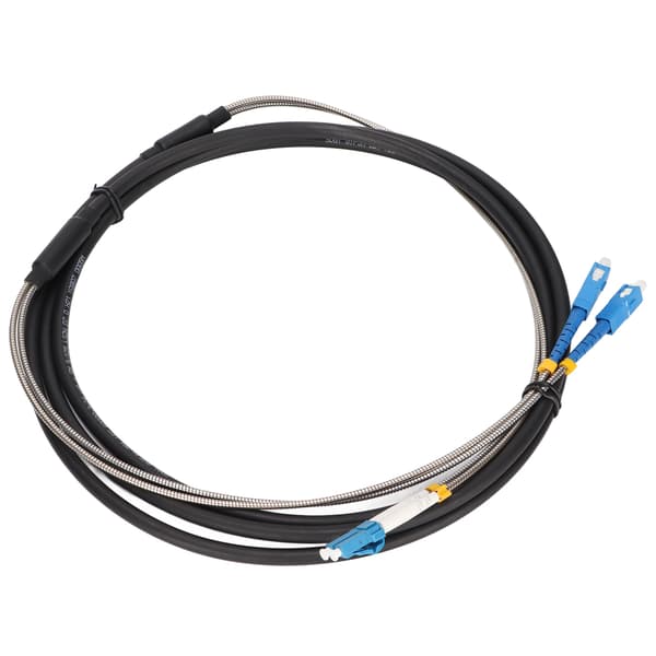 Fiberoptisk kabel 3 meter SC til LC Single Mode pansret patchkabel til Ethernet-datacenter