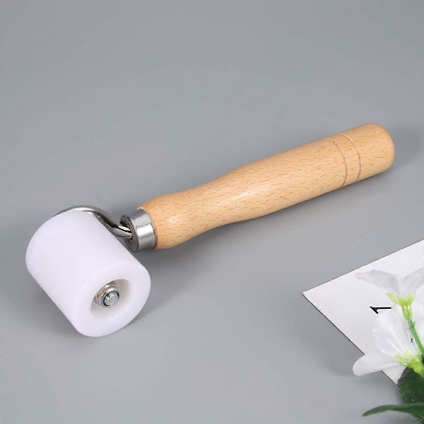 Tapetsömsroller - Trähandtag Målningsroller Tung Handtrycksroller Heminredning DIY-verktyg