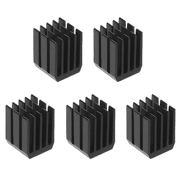 5kpl 9x9x12mm Alumiininen Jäähdytyslevy Tietokoneen Jäähdytin Elektroniikkapiirin Jäähdytin