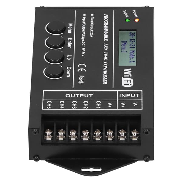 LED-lysstyring Multifunktionel WiFi Programmerbar Lampe Timing Switch Controller