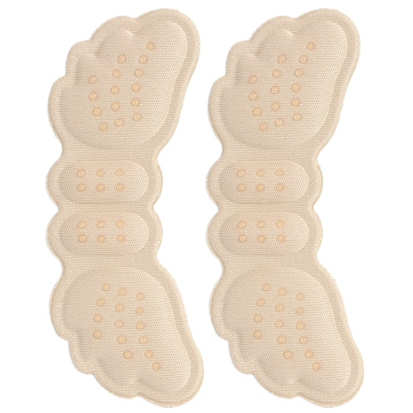 5 paria siipimuotoista kantapäälaastaria, liukumattomat, kulutusta kestävät kantapäälaastarit, jalkojenhoitotarvikkeet (ihonväri, ohut malli (paksuus 3 mm))