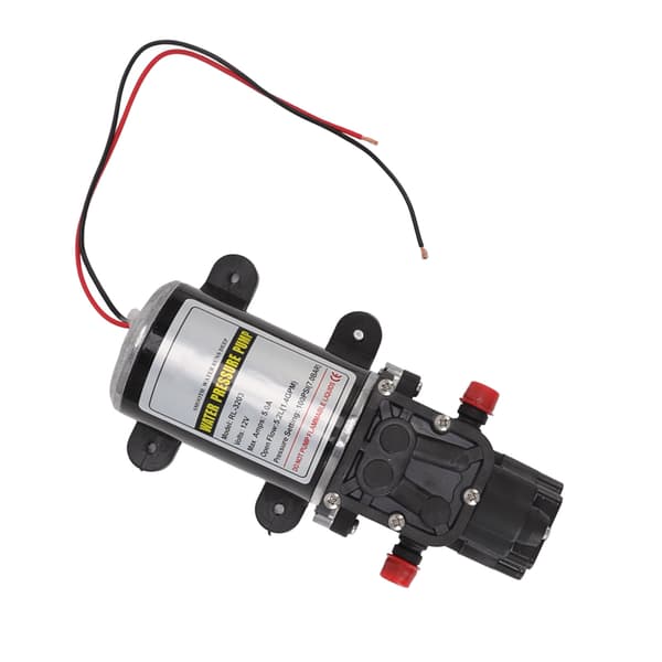 Membranvattenpump Självsugande Intermittent Membranpump Högtrycksvattenpump för Hem Marin RL 3203 (12V)