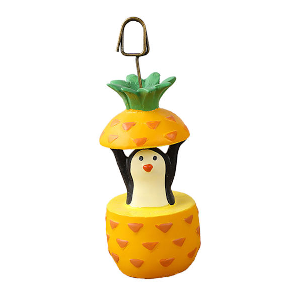 Note Holder Fotoklemme Stativ Memo Display Clamp Resin Home Decoration for Office Penguin