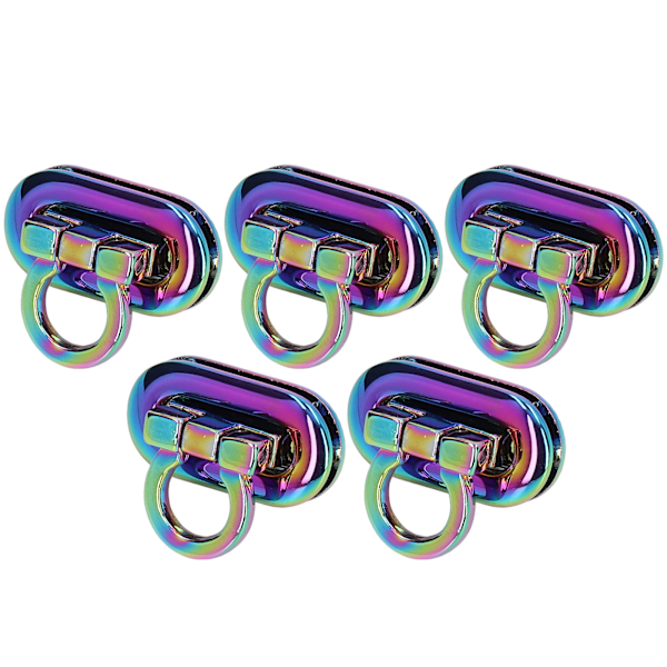 5 stk Flip Lock Fargerik Sink Legering Oval Bull Nose Lås Bagasjelås Clamshell Lås