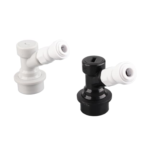 2 stk. Home Brewing Ball Lock Keg Connector + 8mm-1/4in FFL Quick Push-Fit Connector