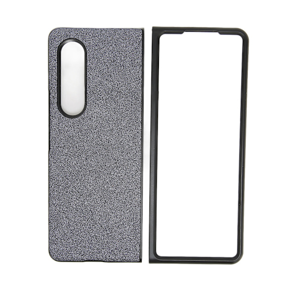 Bling telefonskydd Bling telefonskal Reptåligt Glitterfodral för Galaxy Z Fold 3Blinkande svart