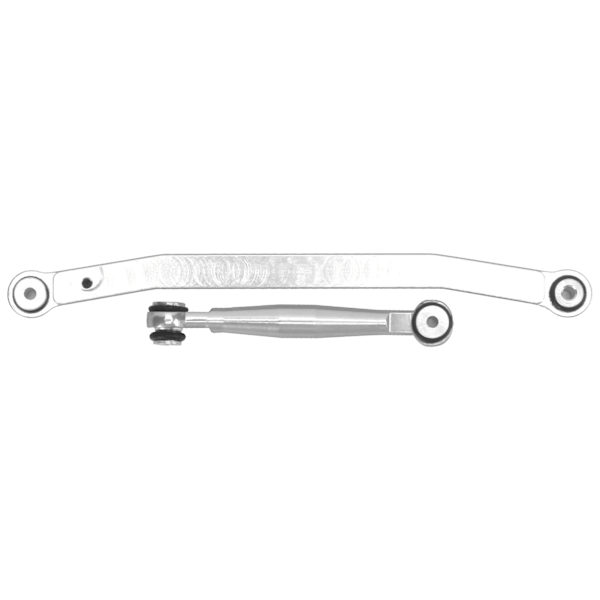 RC-alumiiniseoksesta valmistetut ohjaustangon vetotangot sopivat Axial SCX24 90081 1/24 RC-autojen osiinHopea
