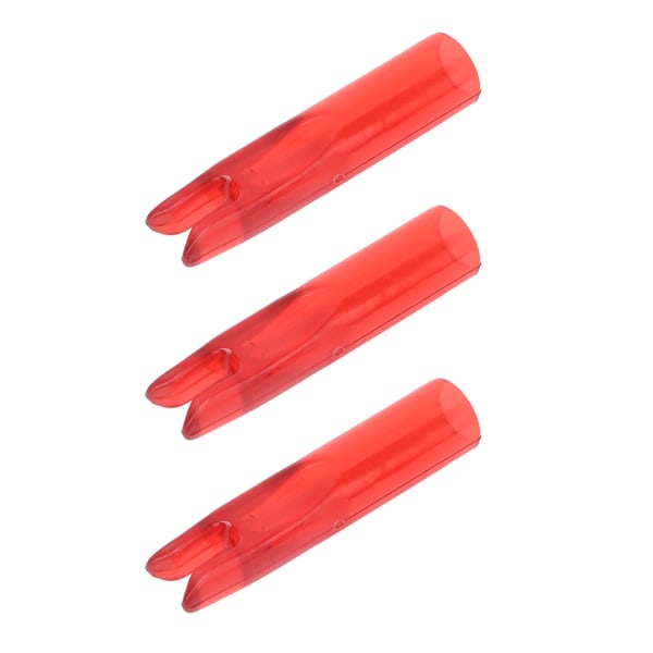 50st Bärbar plastbågepil Nock Insert Tail Archery Accessory för 6mm Shaftmentred