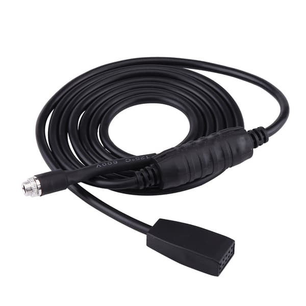 3,5 mm billjud AUX-ingångsgränssnittsadapter MP3-musikkabel för E46 1998-2006