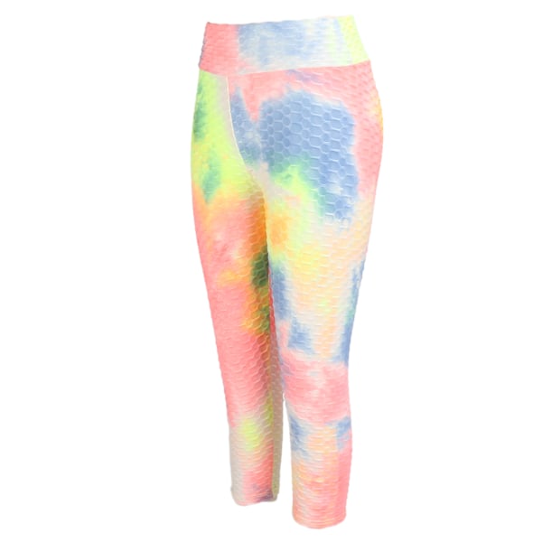 Andningsbara sportleggings med rumplyft, snabbtorkande, elastiska, högmidjade yogabyxor för kvinnor