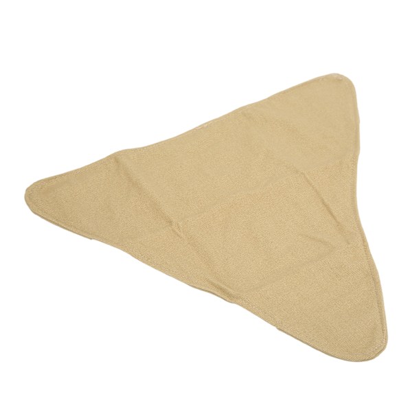 Fällbar Campingpall Tyg Bärbar Lätt Vattentät Mjuk Canvas 36,5 cm Sidolängd Mini Campingpall Tyg Khaki