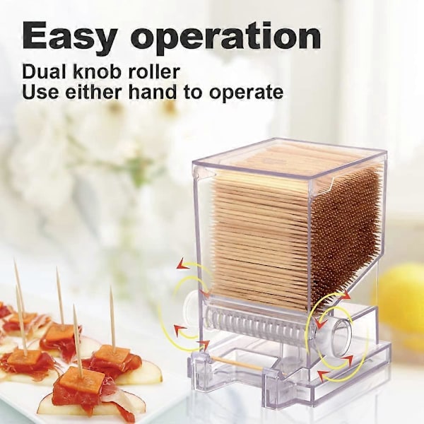 Serve Clean Tandpetare Dispenser Klar - Restaurangstil